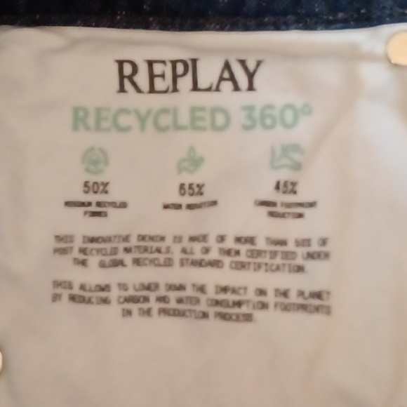 EUC REPLAY recycled Marty slim boyfit jeans - Picture 11 of 11